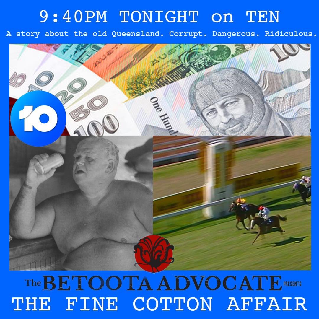 One of the most sensational chapters in Australian history, and perfect Monday night viewing. See you at 9:40.