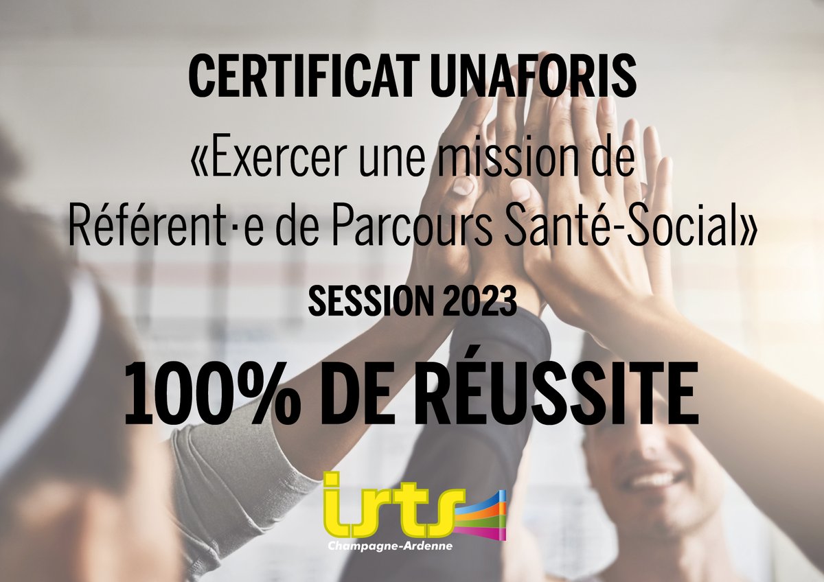 100% de réussite pour notre première promotion à la certification UNAFORIS "Exercer une mission de Référent·e de Parcours Santé-Social". Félicitations ! 🎉🤩