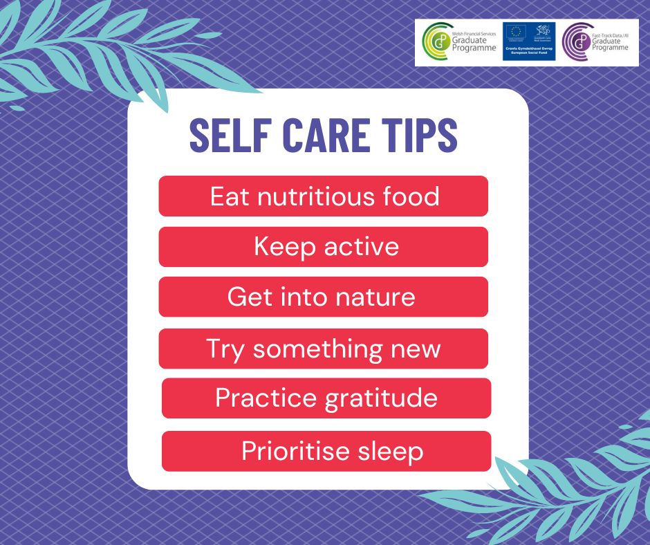 Self care is a great prevention for stress and promotes good wellbeing.

On #StressAwarenessWeek here are our top tips for self care.