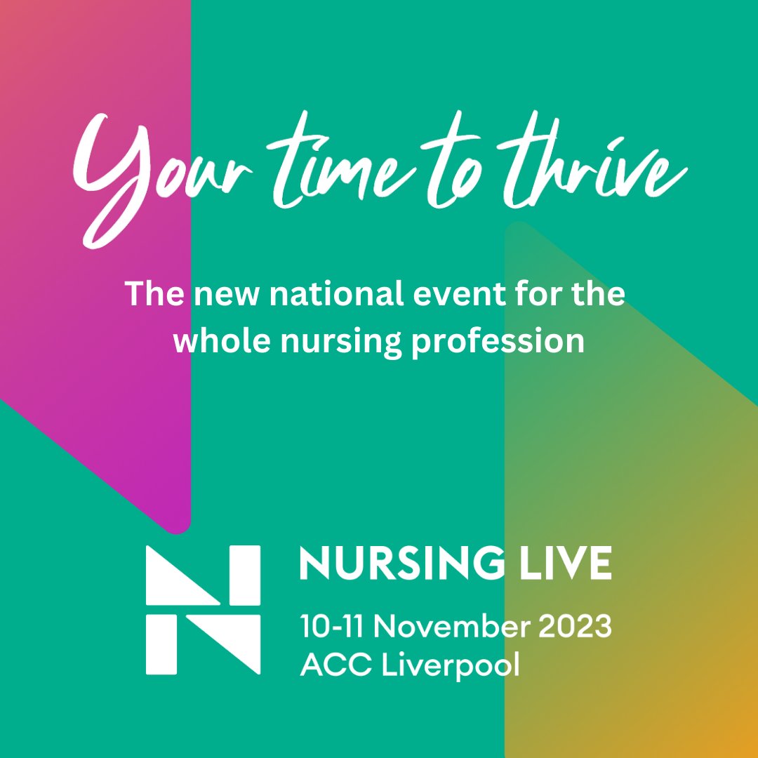 This November, RCNi is bringing Nursing Live to the region, a brand new professional and personal development event for everyone in nursing. Attend for free at the Exhibition Centre in Liverpool. More details: nursinglive.com @NursingLiveUK #nursinglive