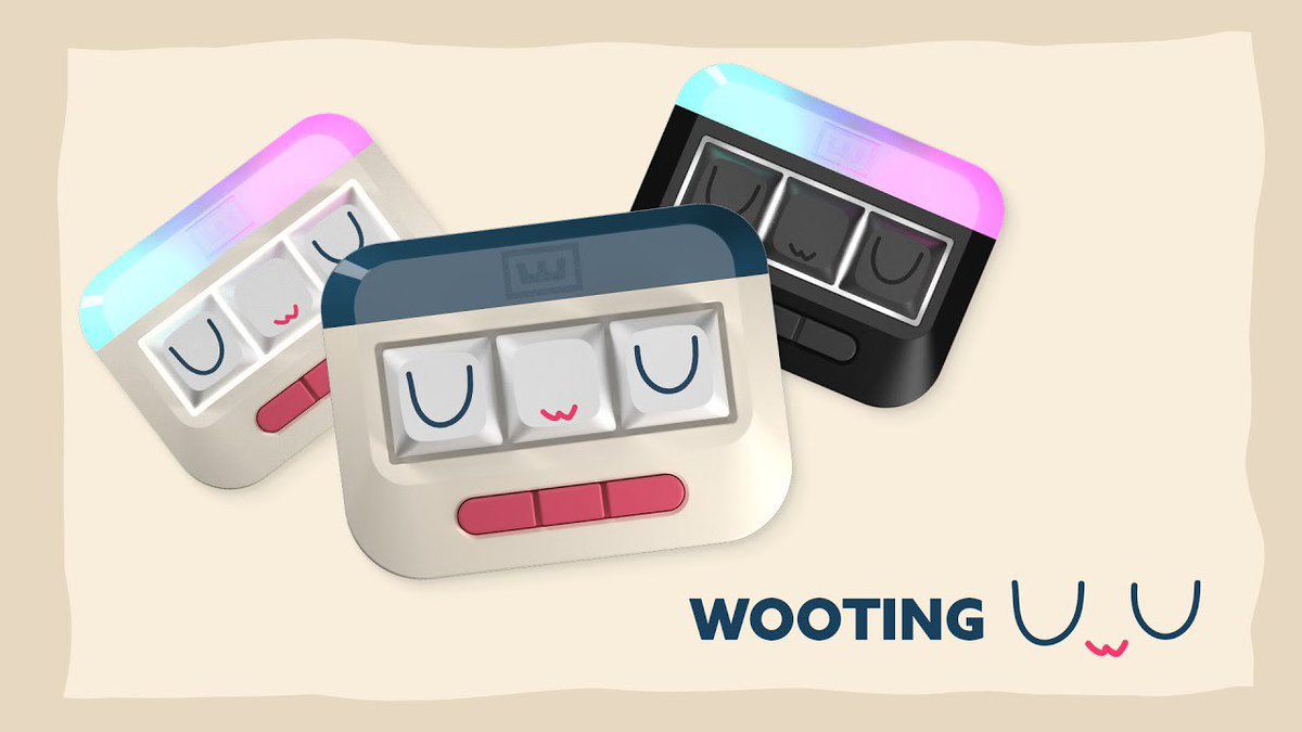Wooting has given me the opportunity to give away 5 WOOTING UWU KEYPADS to you guys! 🤯

How to enter:  
1. follow <a href="/ninerik_/">ERIK 🐧</a> and <a href="/WootingKB/">Wooting</a>
2. retweet
3. tag a friend

The 5 winners will be decided on Monday, November 6th 🐧