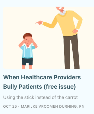 It can be challenging if you encounter a healthcare provider who is a bully. Read my newsletter issue on healthcare bullies:  empoweredwellness.substack.com/p/when-healthc…

#nurses #healthcare #patients #bullying #doctorslump #HealthcareWorkers