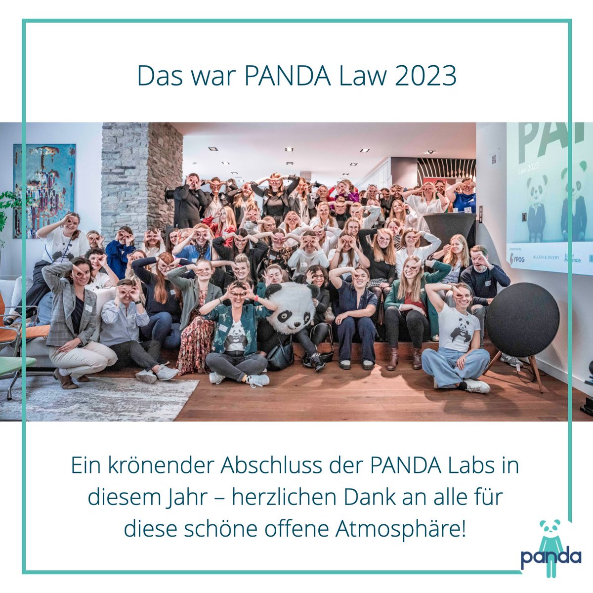 „Gemütliche Atmosphäre und offene Gespräche” – das war PANDA Law 2023 presented by YPOG ⚖️ Ihr findet unseren Nachbericht ab jetzt online im PANDA Blogbeitrag: we-are-panda.com/law-lab-2023/ und hier mehr dazu: linkedin.com/feed/update/ur…