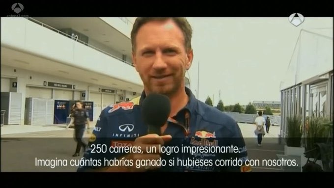 realMJThompson's tweet photo. 🔵This is what Christian Horner said to Fernando Alonso a few years ago. 

Judge for yourselves

#AlonsoToRedBull https://t.co/4ERDRQSk3m