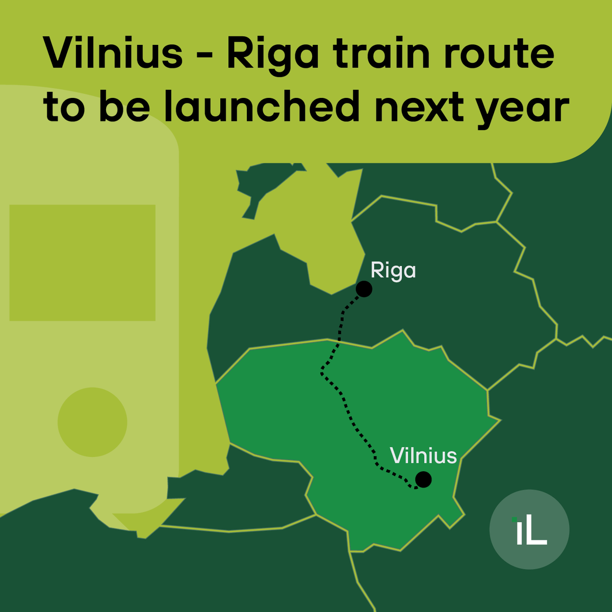 🚆 #Vilnius to enjoy direct train services to #Riga sooner than expected! Transport ministers gave the green light to connecting Lithuania's first city with the capital of neighboring Latvia – even before the completion of the 870km high-speed @RailBaltica link in 2030.🌟