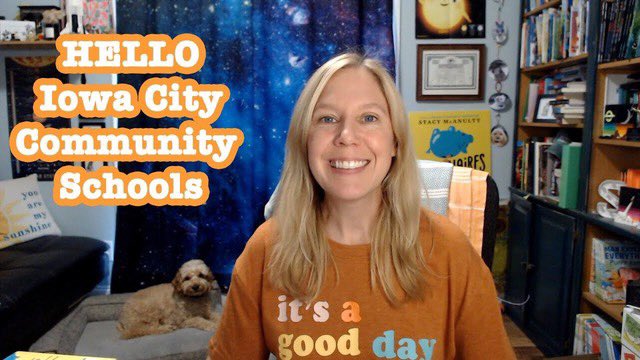 ICCSDLibraries's tweet image. We’re so excited to welcome children’s author @stacymcanulty to our elementary schools this week! Our 3rd and 4th graders have been reading her universe books, and can’t wait to meet her! 🪐💫🌎 Thank you @HillsBank and @ICCSDFoundation for making this happen!