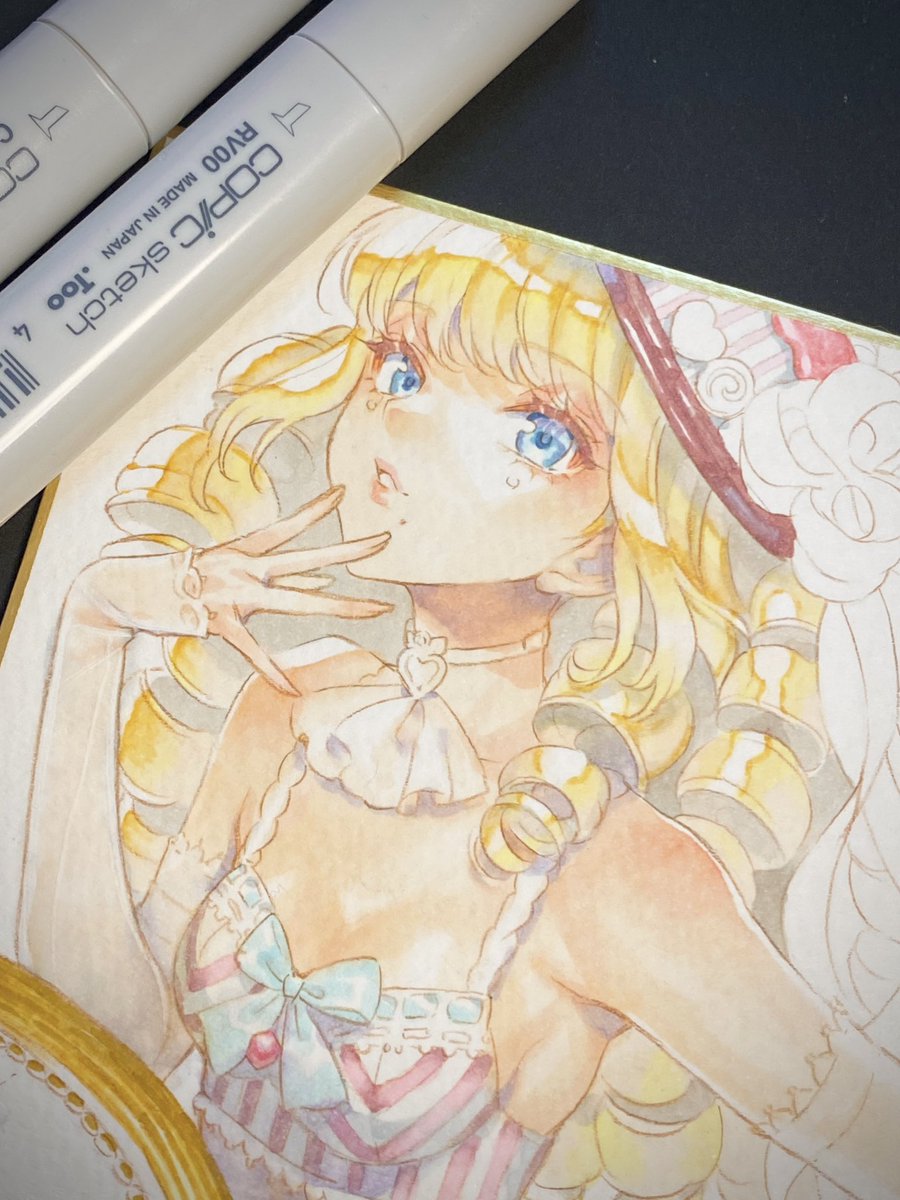 「むずいですね(楽しいけど)」|ERIMO🍓5/5ｺﾐﾃｨｱ144-E01a・絵師100人展13のイラスト