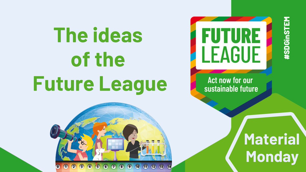 ScienceonStage's tweet photo. Today's 'Material Monday' is about the #teachingideas that were submitted as project videos as part of a Europe-wide competition: the Future League. We have now published these videos on our YouTube channel. Watch here: https://t.co/pmTBYkAWCH #SDGinSTEM #SDGs #ESD #EdTwitter https://t.co/7uXZ2HoL4k
