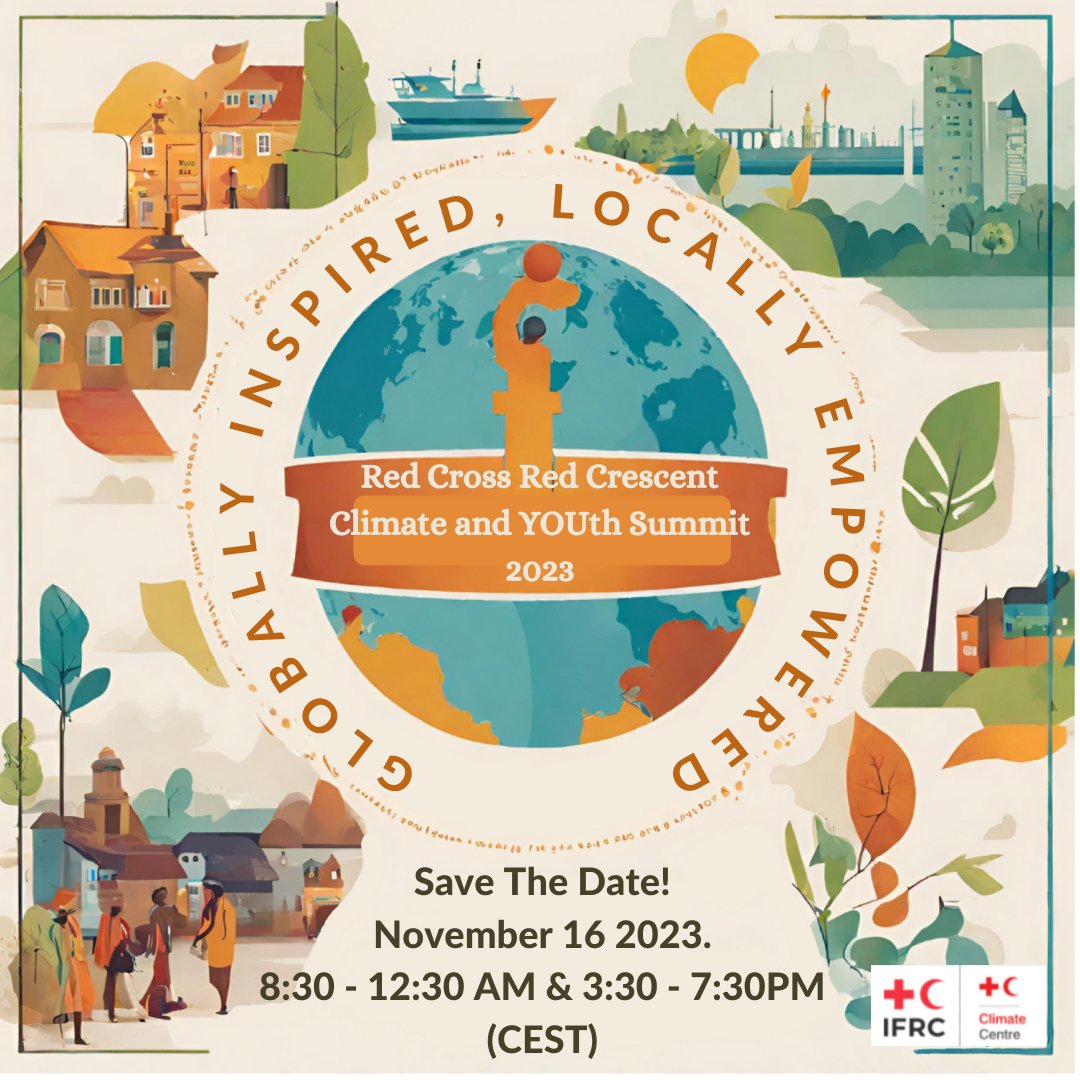 The 3rd Red Cross Red Crescent virtual youth climate summit is coming soon: save the date...