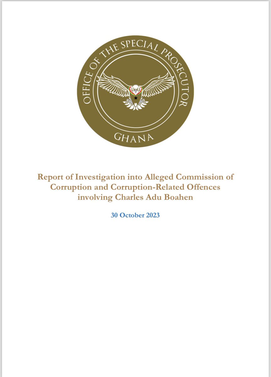 The Office of the Special Prosecutor (OSP) has issued its investigative findings into suspected corruption and corruption-related offences involving Charles Adu Boahen, a former Minister of State at the Ministry of Finance.

On November 14, 2022, President Nana Addo Dankwa