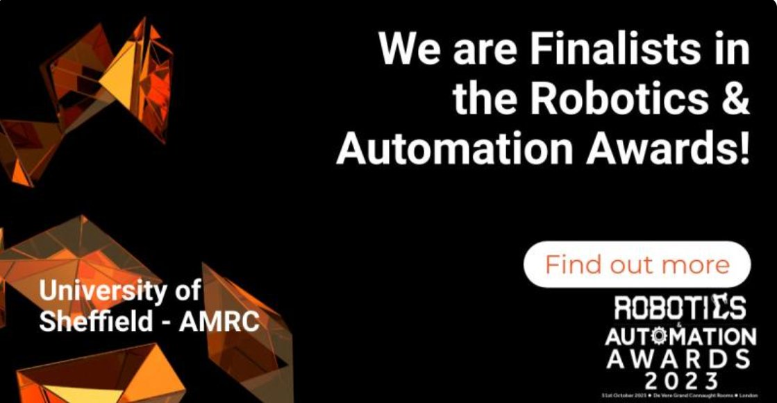 TheAMRC's tweet photo. 🤞Best of luck to our teams at @TheAMRC and @sheffielduni, as our #MediTel project is up for not one, but two awards at this year's @RoboAwards23 

We have been shortlisted for:
🏆 Innovation in Extreme Environments
🏆 R&amp;D Innovation

More on MediTel here: https://t.co/exDIrS1mB9 https://t.co/iB0bnWfWGc