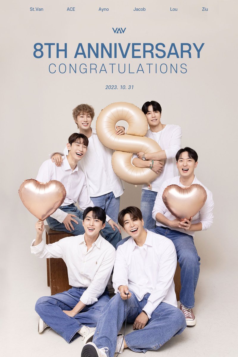 🎂Happy VAV 8th Anniversary🎂 

#VAV #브이에이브이
#HappyVAVDay #해피바브데이
#VAV8thAnniversary