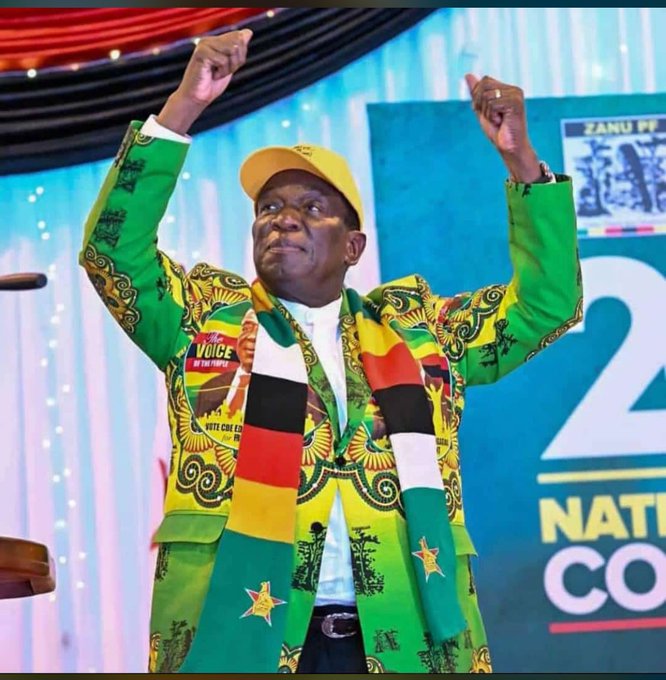 chipfeko's tweet photo. Behind the scenes of Zanu-PF's 20th National People's Conference lies a hidden truth - their successful holding proves that they are a truly democratic party. One plan, one voice, one vision. #ZanuDemonstratesDemocracy #OnePartyOneVision 🇿🇼 https://t.co/rA2NBQ3XNO