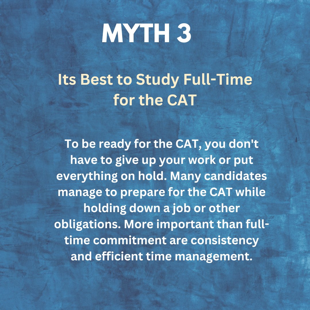 formfees's tweet photo. Myths and Truths about CAT Exam Preparation
By approaching your preparation with a methodical and deliberate attitude, you can easily improve your odds.#formfees #MBA #catexam #catexamprep
Feel free to connect on Whatsapp for queries https://t.co/Ekth3q4bAU https://t.co/rp0lGyooM5