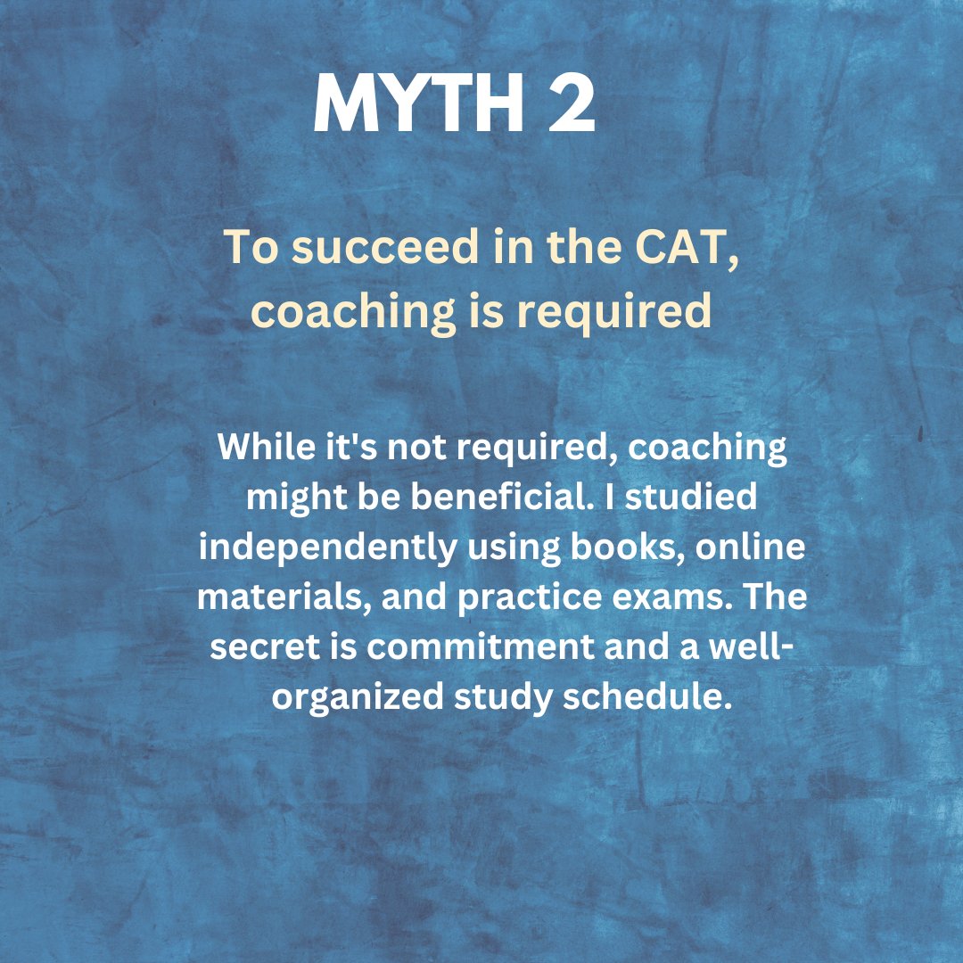 formfees's tweet photo. Myths and Truths about CAT Exam Preparation
By approaching your preparation with a methodical and deliberate attitude, you can easily improve your odds.#formfees #MBA #catexam #catexamprep
Feel free to connect on Whatsapp for queries https://t.co/Ekth3q4bAU https://t.co/rp0lGyooM5