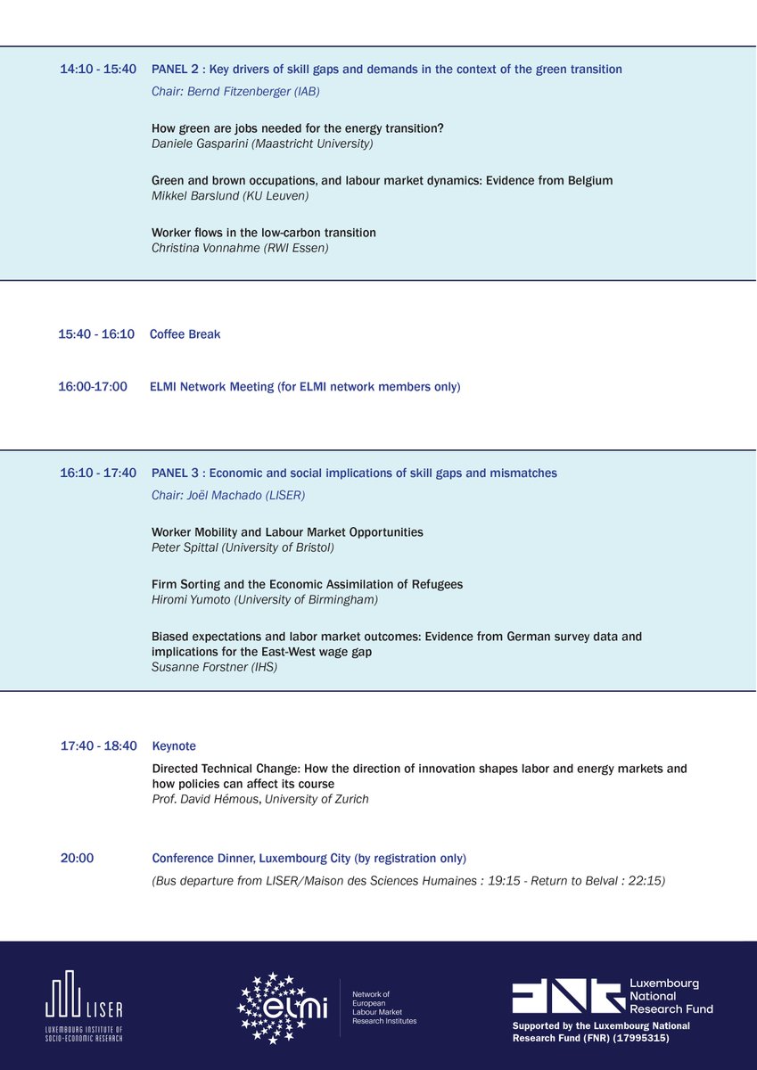LISER_LM's tweet photo. 📣 Kick-off of the Intl Conference: "Skills for the Future: Navigating the #Digital, #Green &amp; #SocialTransitions in European Labour Markets"

🇪🇺 The 2 day event has gathered leading national &amp; international scholars in social sciences.

🔗Event details: https://t.co/kHsYyd72GS https://t.co/CWQ3UIUmqs