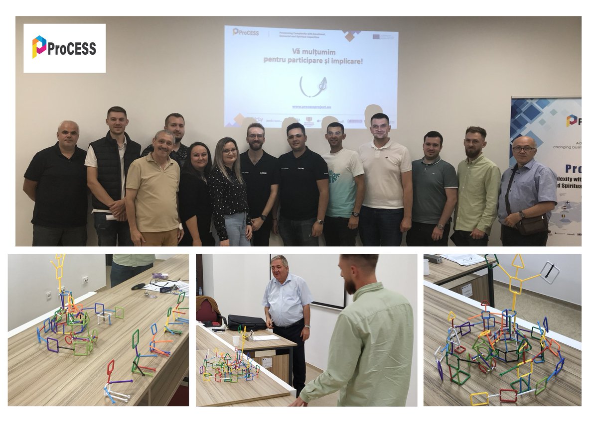 ProCESS_EU's tweet photo. On 27 Sept. 23, the 3rd ProCESS pilot training to companies from Bistrita county was successfully delivered by the TUCN SESS trainers team.During the training session participants worked together to test ProCESS methodology.
#processproject #processmethodology #sesskill https://t.co/EmliEJ3UlX