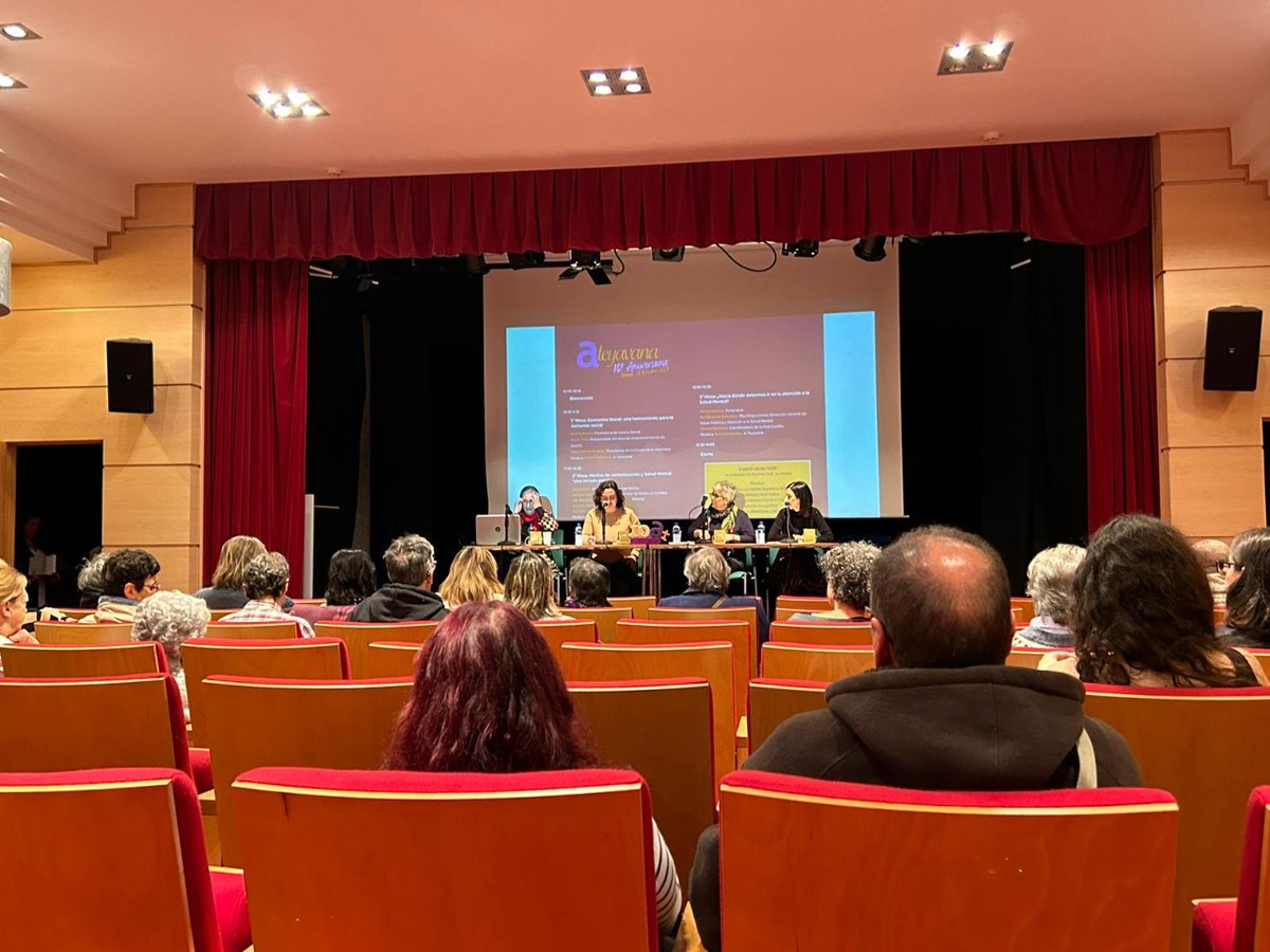 asataasturias's tweet photo. 🟢 El pasado 28 de octubre, ASATA participó en el 10º Aniversario de @ateyavana en la mesa "Economía Social: una herramienta para la inclusión social", haciendo referencia a la #economíasocial como una fórmula de inserción para los colectivos más desfavorecidos. https://t.co/nQ4FtaFLin