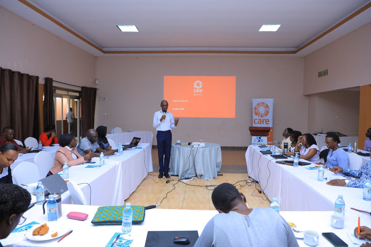 CAREUganda's tweet image. #LocalizationUG, @gabazira spearheaded a pivotal internal dialogue with staff over the last 2weeks &amp;amp;concluding it this morning. For CARE, it transcends mere fragments; but a transformative journey encompassing 3 fundamental pillars: locally led, gender equal &amp;amp; globally scaled .