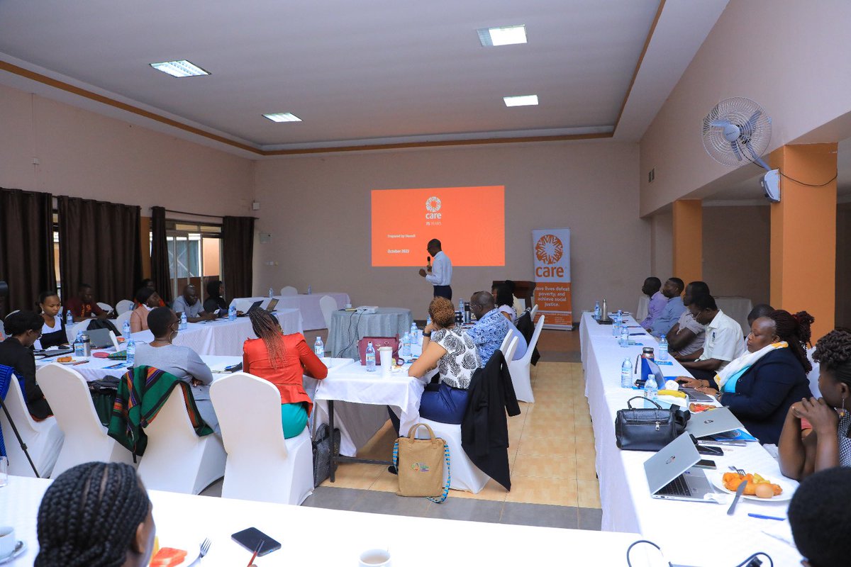 CAREUganda's tweet image. #LocalizationUG, @gabazira spearheaded a pivotal internal dialogue with staff over the last 2weeks &amp;amp;concluding it this morning. For CARE, it transcends mere fragments; but a transformative journey encompassing 3 fundamental pillars: locally led, gender equal &amp;amp; globally scaled .