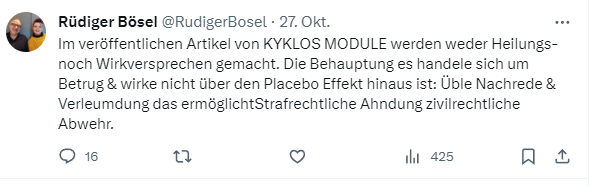 Unheilpraktiker's tweet photo. Die technische Seite der "Quantenheilung" - Ein kleiner Thread.

Ich denke nahezu jeder in meiner Bubble hat den kleinen "Shitstorm" um Rüdiger und seine Apollon1-Therapieliege mitbekommen

Natürlich ist das Humbug und Betrug und überschreitet die Grenzen der Legalität, aber 1/14 https://t.co/tj2ah3w3fv
