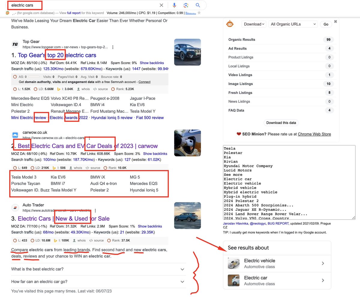 Intent audit to fuel your SEO strategy (No tool needed)

There’s 2 intents for ranking pages:

1/ The ❌ intent that will NOT rank
2/ The ✅ intent that matches a customer’s query in Google’s database

Use the BEST intent tool, GOOGLE 

#seo #ecommerce #shopify
