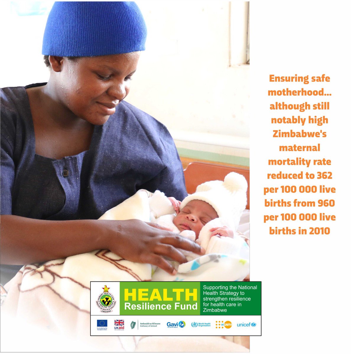UNFPA_Zimbabwe's tweet image. The number of women dying due to preventable causes while giving life in Zim is too high. At least 6 women die each day in childbirth.

With support of @IrlEmbPretoria @FCDOGovUK @euinzim under the #HealthResilienceFund program @UNFPA &amp;amp; @MOHCC are working to #EndMaternalDeaths