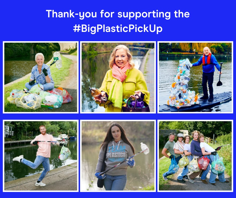 Thank-you to those of you (including some famous faces!) who have already joined our #BigPlasticPickUp 🙌
Together, we can stop plastic from becoming part of our nature 🦆💙 
@sarahbeeny @DeborahMeaden @BillBailey @Mr_NJones @MeganMcCubbin @EntitledSons
#PlasticsChallenge
