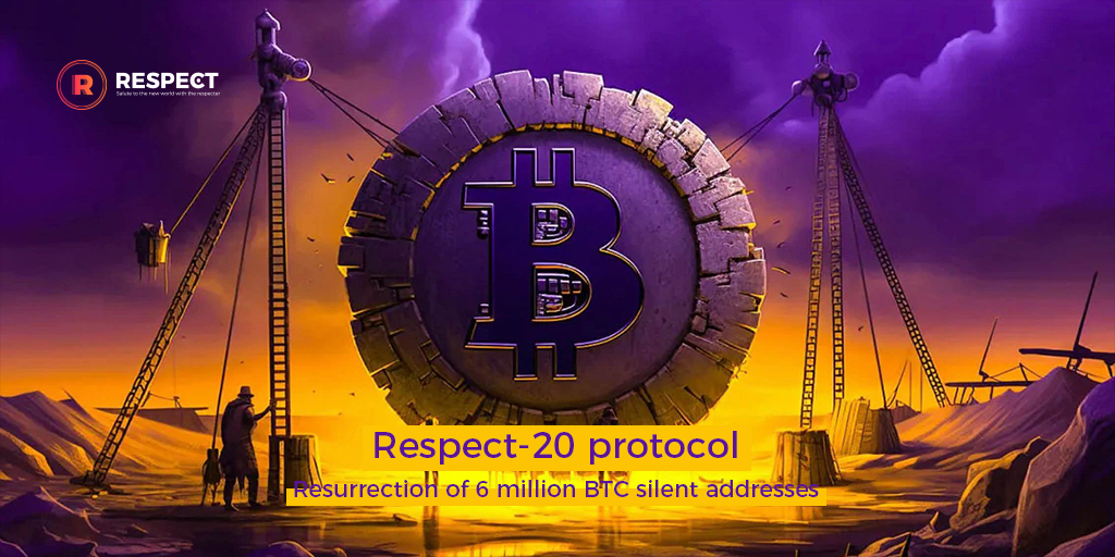 Respect_DAO's tweet photo. The #Ordinals movement is pushing #Bitcoin into an unprecedented period of innovation. 

The Respect-20 protocol will also follow the technical iteration of #brc20-swap. @unisat_wallet

Let us witness the resurrection process of the 600 BTC silent address.  #BRC20 https://t.co/uVldpOwiIR