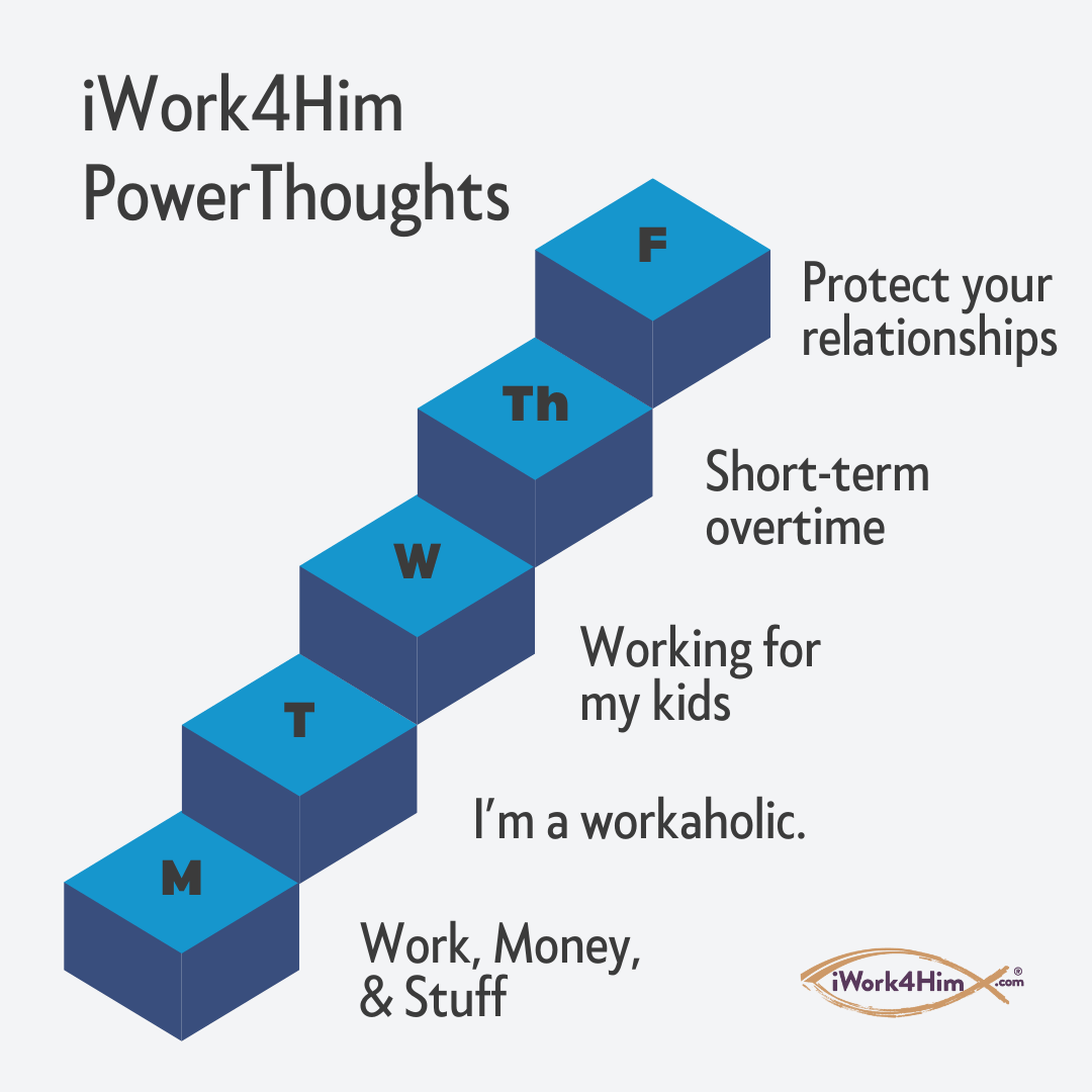 iWork4HimRadio's tweet image. iWork4Him is 100% pro-work, BUT even work has the potential to overshadow other important parts of our lives. 

Listen this week about protecting your relationships - especially your marriage - from the love of work: iwork4him.com/powerthought

#marriage #workproblems #powerthought