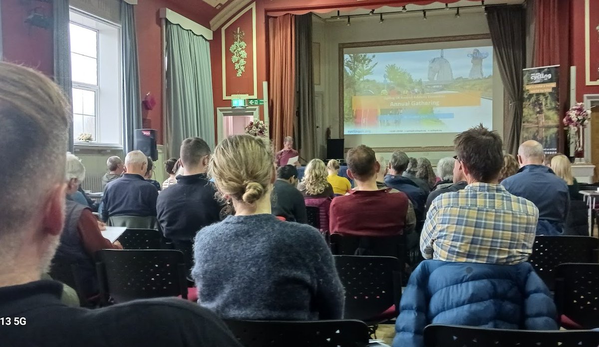We welcomed members and supporters to Dunblane for our annual Scotland Gathering on Sat. Great talks, discussions and cakes! Lovely to see everyone and brilliant to hear from record breakers @christina_mack & Kerry McPhee. #cycling