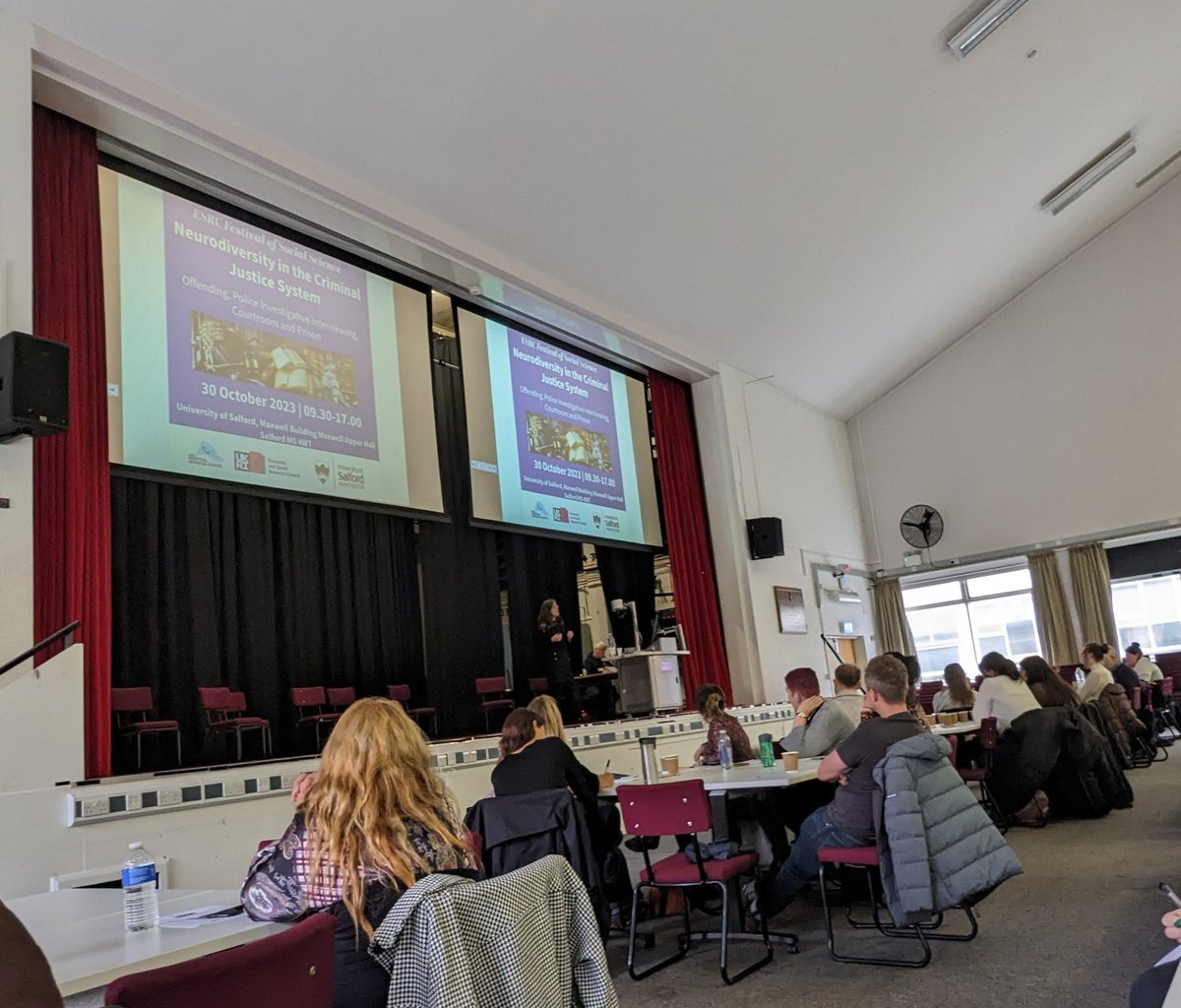 Dr Luke P Vinter (@lpvinter) on Twitter photo Excited to be presenting an invited talk on #Autism in Prisons, at the #Neurodiversity in the #CriminalJusticeSystem conference at <a href="/SalfordUni/">University of Salford</a> today!
<a href="/DerbyUni/">University of Derby</a> Excited to be presenting an invited talk on #Autism in Prisons, at the #Neurodiversity in the #CriminalJusticeSystem conference at <a href="/SalfordUni/">University of Salford</a> today!
<a href="/DerbyUni/">University of Derby</a>