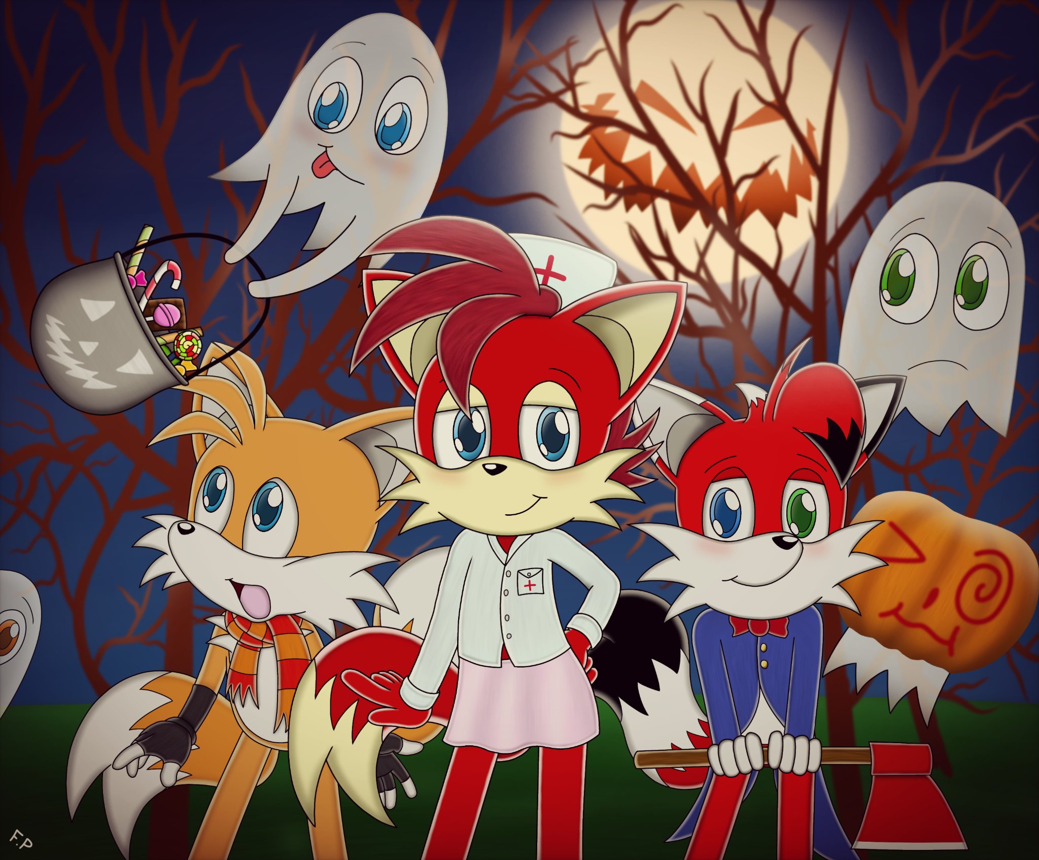 Sonic EXE and Tails Doll by Alloween on DeviantArt