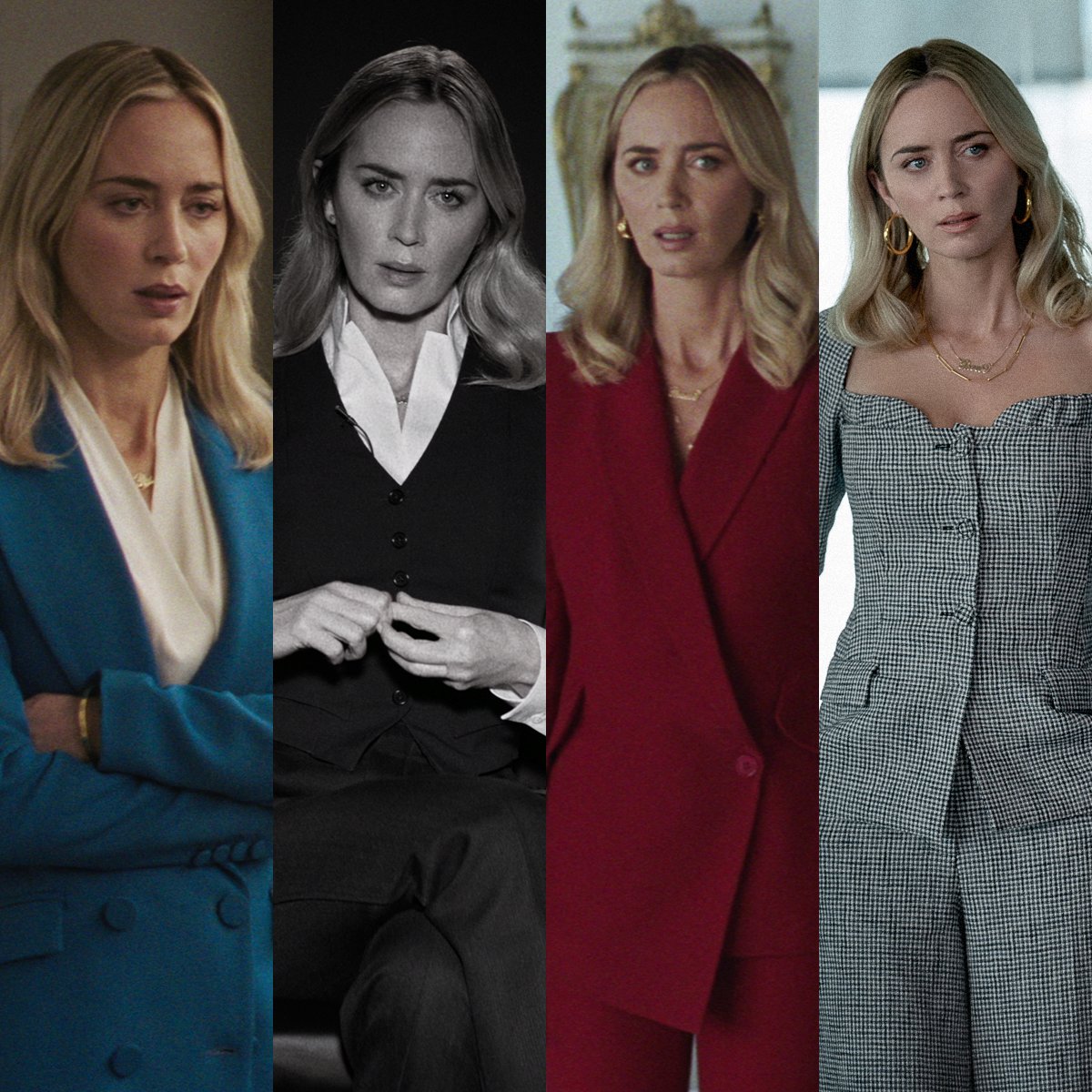 NetflixDE's tweet photo. Emily Blunt im Anzug >>>>> https://t.co/PCfc0hgcKn