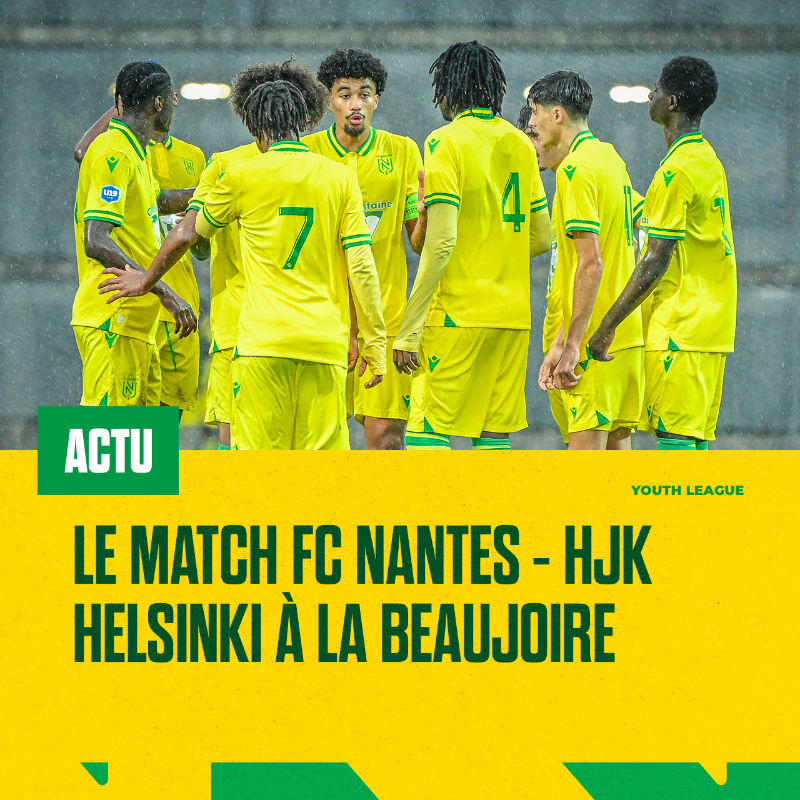 Youth League : le FC Nantes prend une option sur la qualification