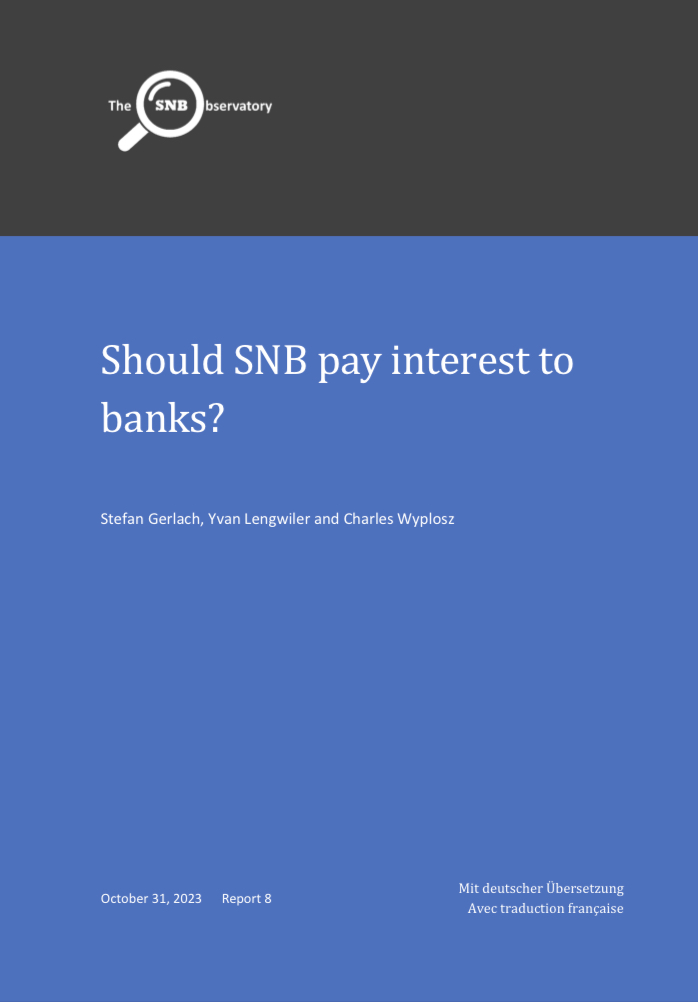 We are today releasing a report in which we ask whether the SNB should continue to pay interest on bank reserves. 

snb-observatory.ch/en_US/interest…