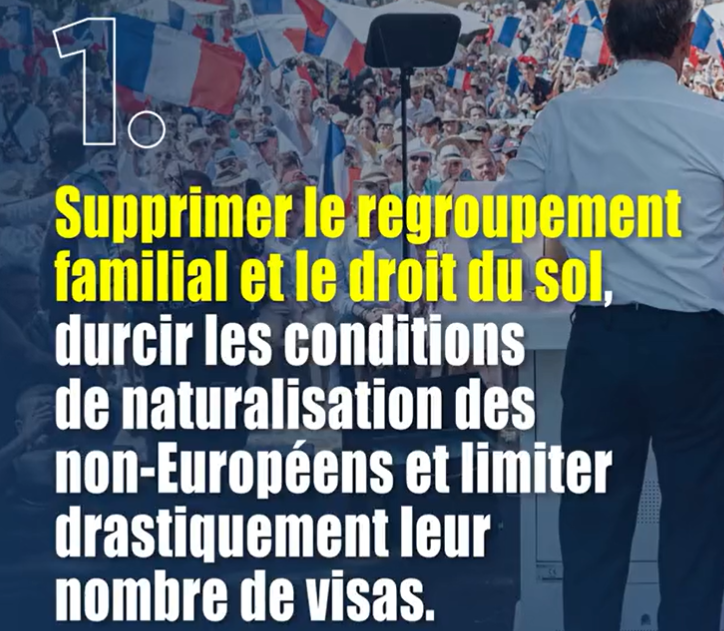 Je suis curieux d'avoir votre avis sur les 9 mesures du #BouclierMigratoire de #Reconquête. 
Voici la première mesure, vous en pensez quoi ?

#Zemmour #AvecMarion