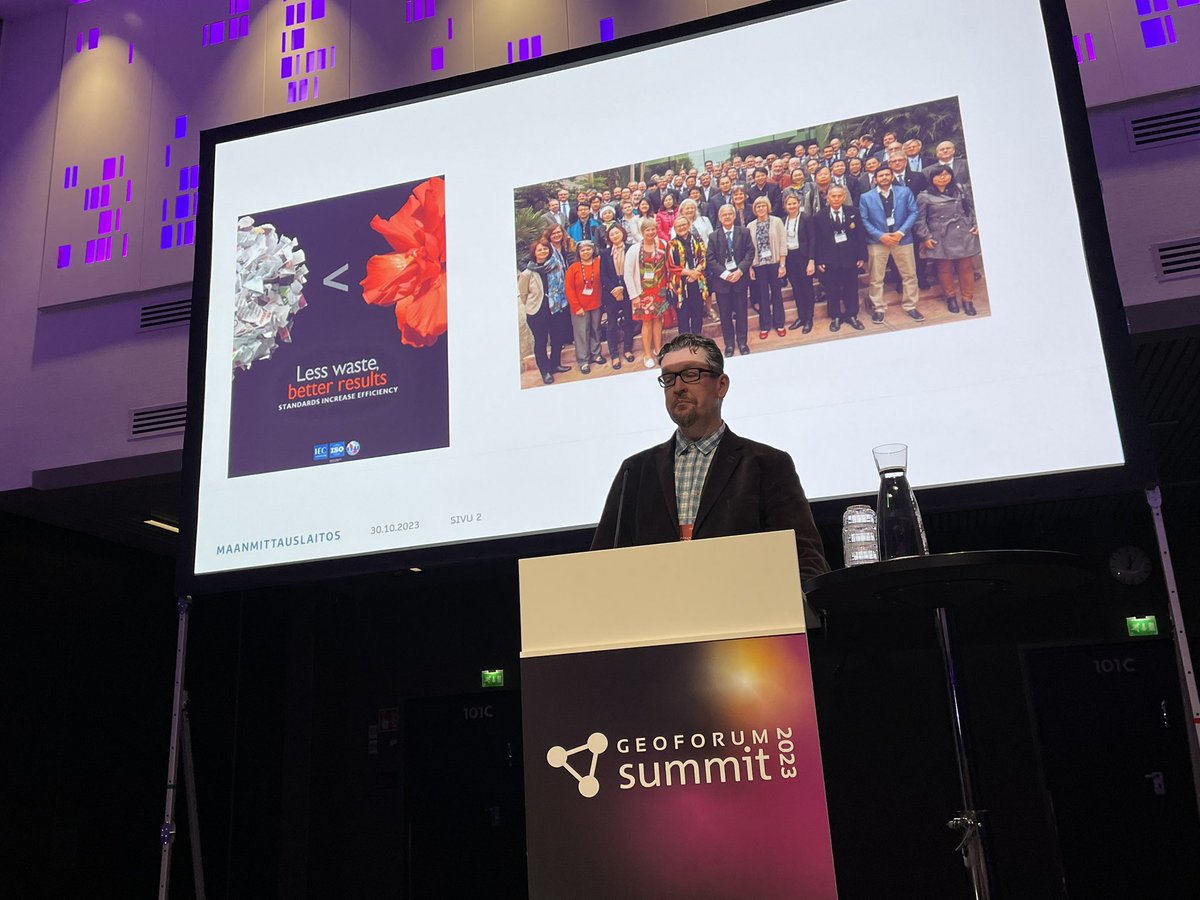 GeoForum Finland (@geoforumfinland) on Twitter photo <a href="/JariReini/">Jari Reini - @jreini.bsky.social</a> avaa paikkatietoalan standardointia aiheena <a href="/GeoforumSummit/">GeoForum Summit</a> iltapäivän työpajojen 2 trackissä.
<a href="/isostandards/">ISO</a> <a href="/Standards4EU/">CEN and CENELEC</a> #geoforumsummit2023 <a href="/JariReini/">Jari Reini - @jreini.bsky.social</a> avaa paikkatietoalan standardointia aiheena <a href="/GeoforumSummit/">GeoForum Summit</a> iltapäivän työpajojen 2 trackissä.
<a href="/isostandards/">ISO</a> <a href="/Standards4EU/">CEN and CENELEC</a> #geoforumsummit2023