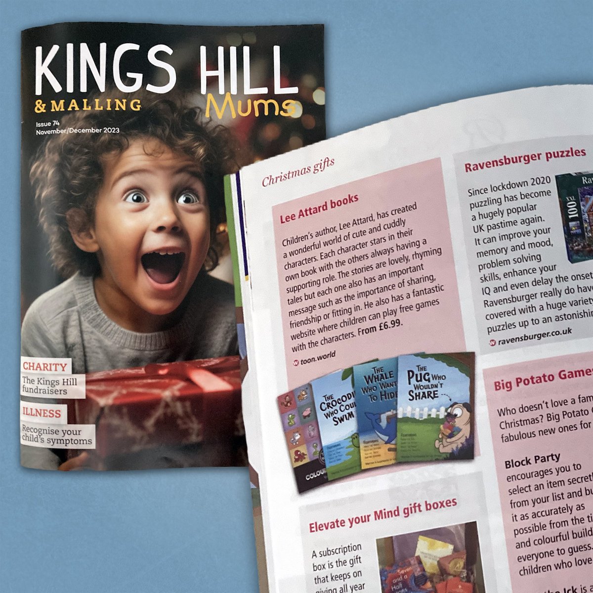 Thank you Marika for featuring our books in Kings Hill Mums 🙂 <a href="/CookeReads/">MarikaCReads</a>