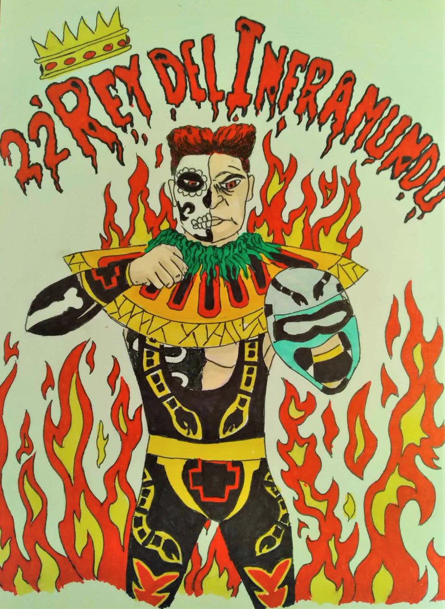 MPJDK's tweet photo. On Tuesday October 31 @CMLL_OFICIAL will hold their 7th annual "Rey del Inframundo" ("King of the Underworld" tournament with 11 men vying for the right to face last year's champion Stuka Jr. on Friday November 3 in the main event of CMLL's " Dia de Los Muertos" show. https://t.co/pqwDonFDLy