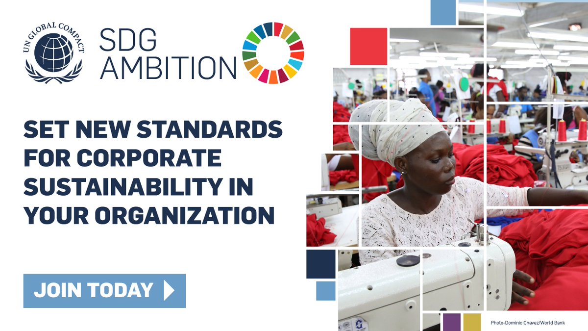 📈 The ten SDG Ambition Benchmarks help companies unlock new revenue streams, build resilience, and enable long-term growth. Learn how with our 2024 SDG Ambition Accelerator Programme, starting in January. Apply for the programme here: bit.ly/46G4EK4