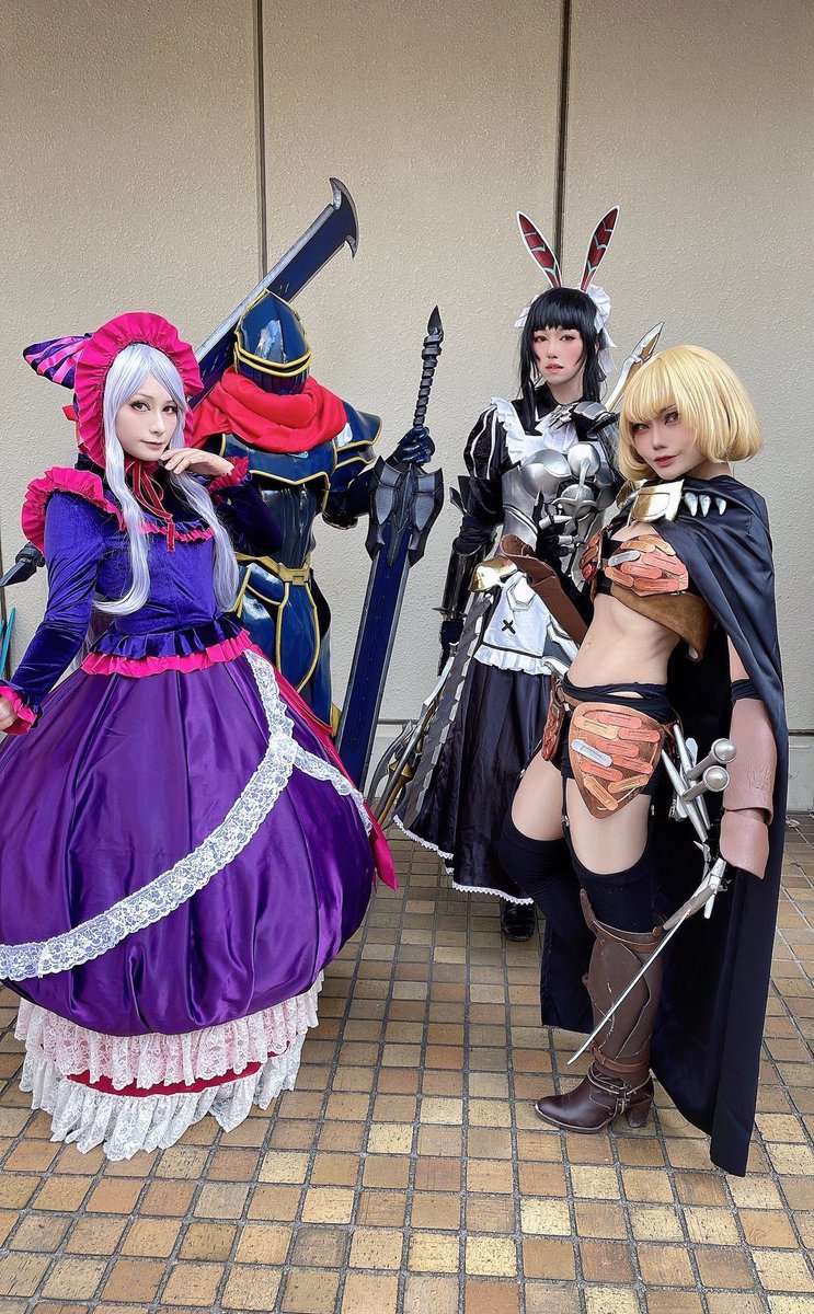 kiku1569's tweet photo. オーバーロード／OVERLORD

昨日の併せ集合記念🙏
ﾜｲﾌｫﾝ📸 @yomogiri_opa1 
#池ハロ2023 https://t.co/be8rX1Wwiw