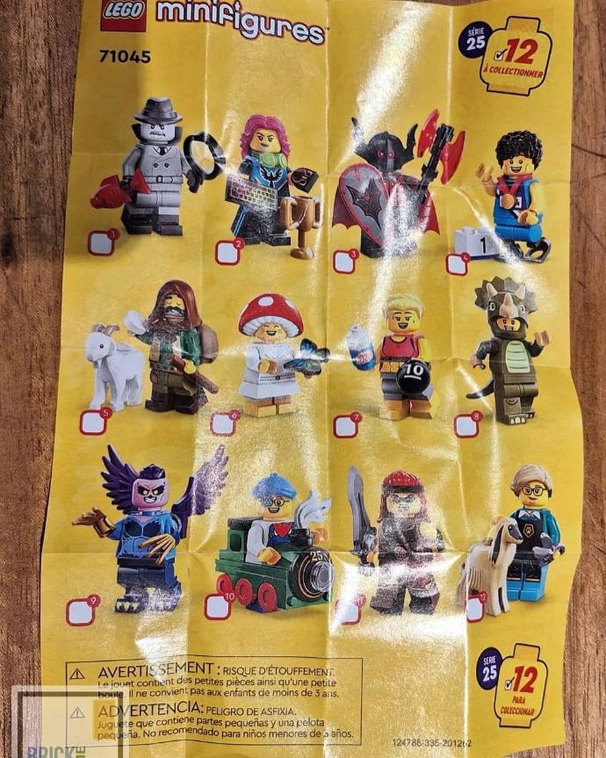MarioPower_10's tweet photo. First look at Lego CMF Series 25!

#legonews #legoleaks #minifigures https://t.co/MTfmyiFeB8