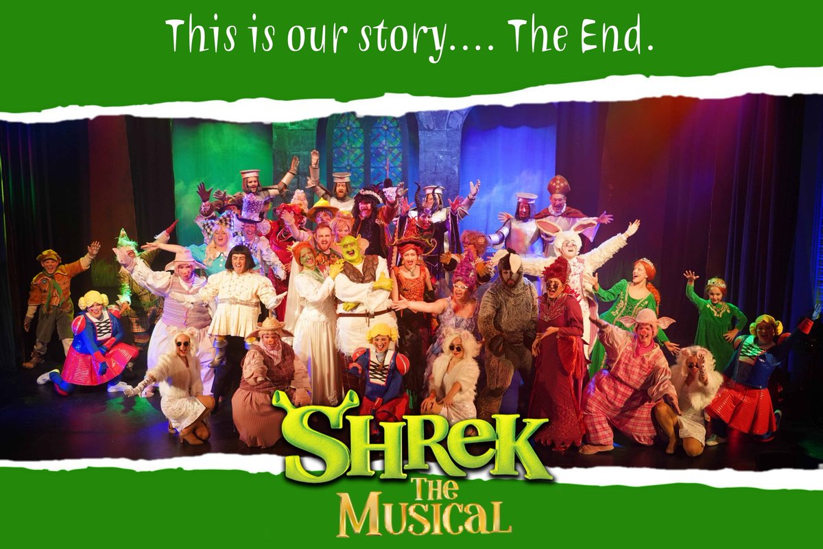 The End 💚. Thank you to everyone who supported our amazing run of Shrek the Musical. #ThankYou #Finale #shrek #IsleofWight #theend