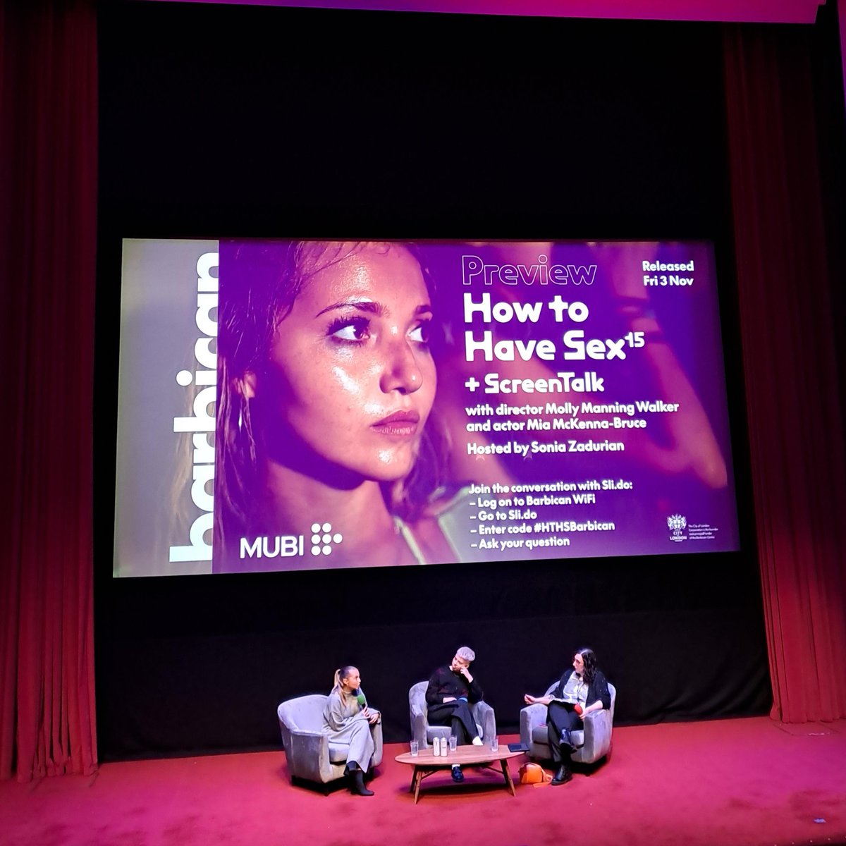 Sophie A Mitchell (@sophieamitch) on Twitter photo How to make a film exuberant & joyful, but also then deliver a hard truth & start a vital conversation about the realities of consent. This film had a beautiful filmic language too & #MiaMcKennaBruce was outsanding. Congrats #MollyManningWalker <a href="/BarbicanCentre/">Barbican Centre</a> How to make a film exuberant & joyful, but also then deliver a hard truth & start a vital conversation about the realities of consent. This film had a beautiful filmic language too & #MiaMcKennaBruce was outsanding. Congrats #MollyManningWalker <a href="/BarbicanCentre/">Barbican Centre</a>