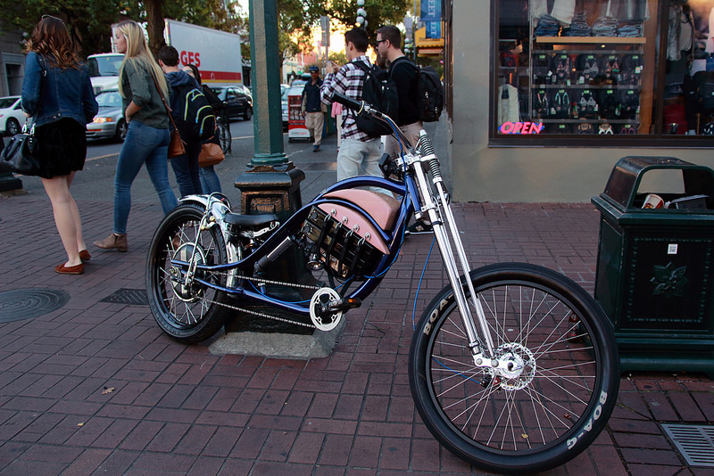 photowarrior's tweet photo. @JohnBauters As your attorney, I advise you to roll the #EandN #GallopingGoose  &amp; #Lochside trails #eChopper style with me on your #yyj #cycling 🎲🎲 tour.

I'm upgrading my old blue #eChopper eSystem &amp; adding double-disc to the springer. #ebike #MobilityAid #Disability #Cancer #ChronicPain https://t.co/eUMKDsmXdw