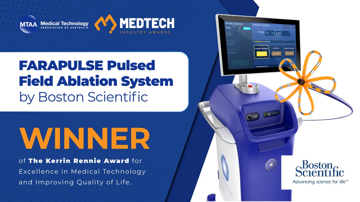 Medical Technology Association of Australia (@medtechaus) on Twitter photo Congratulations to Boston Scientific (<a href="/bostonsci/">Boston Scientific</a>) - winner of the MTAA Kerrin Rennie Award
#MTAA Congratulations to Boston Scientific (<a href="/bostonsci/">Boston Scientific</a>) - winner of the MTAA Kerrin Rennie Award
#MTAA