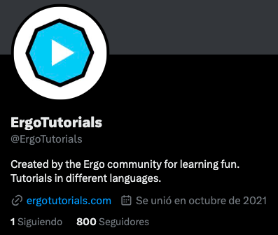 ErgoTutorials's tweet image. 800 followers! ❤️  We want to thank everyone who follows us!

#ErgoTutorials $ERG #Ergonauts #Ergo #DiscoverErgo @Ergo_Platform