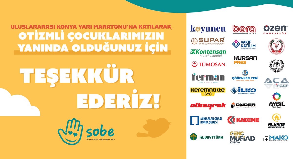 Otizmli bireylerin farkında ve yanındayız.

@sobeotizm