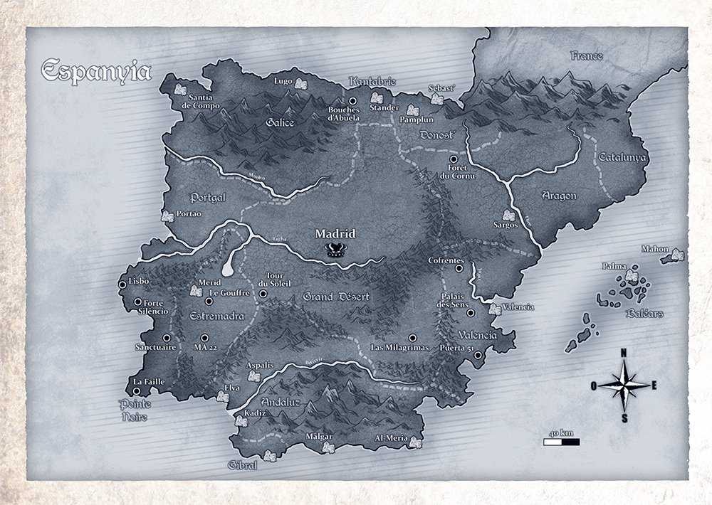 Espanyia, le second Supplément de la gamme, est sur le point d'être expédié ! Si vous souhaitez le commander, vous pouvez (aussi) profiter d'une offre promo sur notre boutique !
fr.ulule.com/hawkmoonjdr/ne…